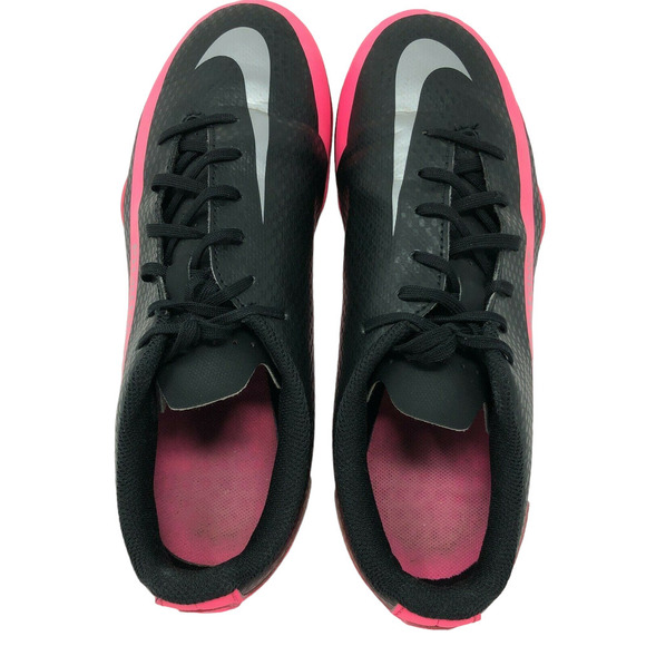 Nike Junior Phantom GT Club FG Black Pink Soccer Cleats CK8479 006 Size 5Y - Picture 7 of 13